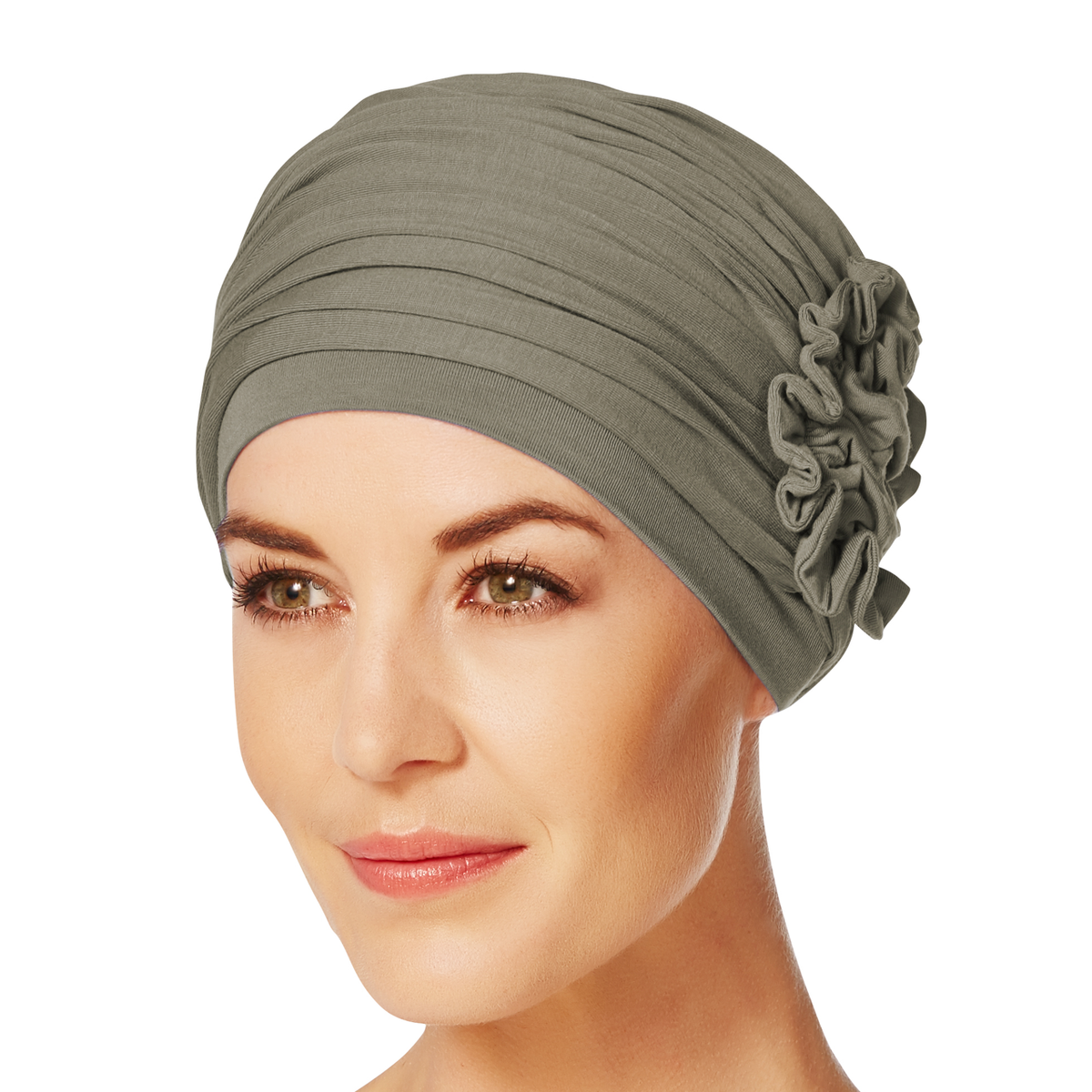 HocLotus Turban 0338 Brown-Green