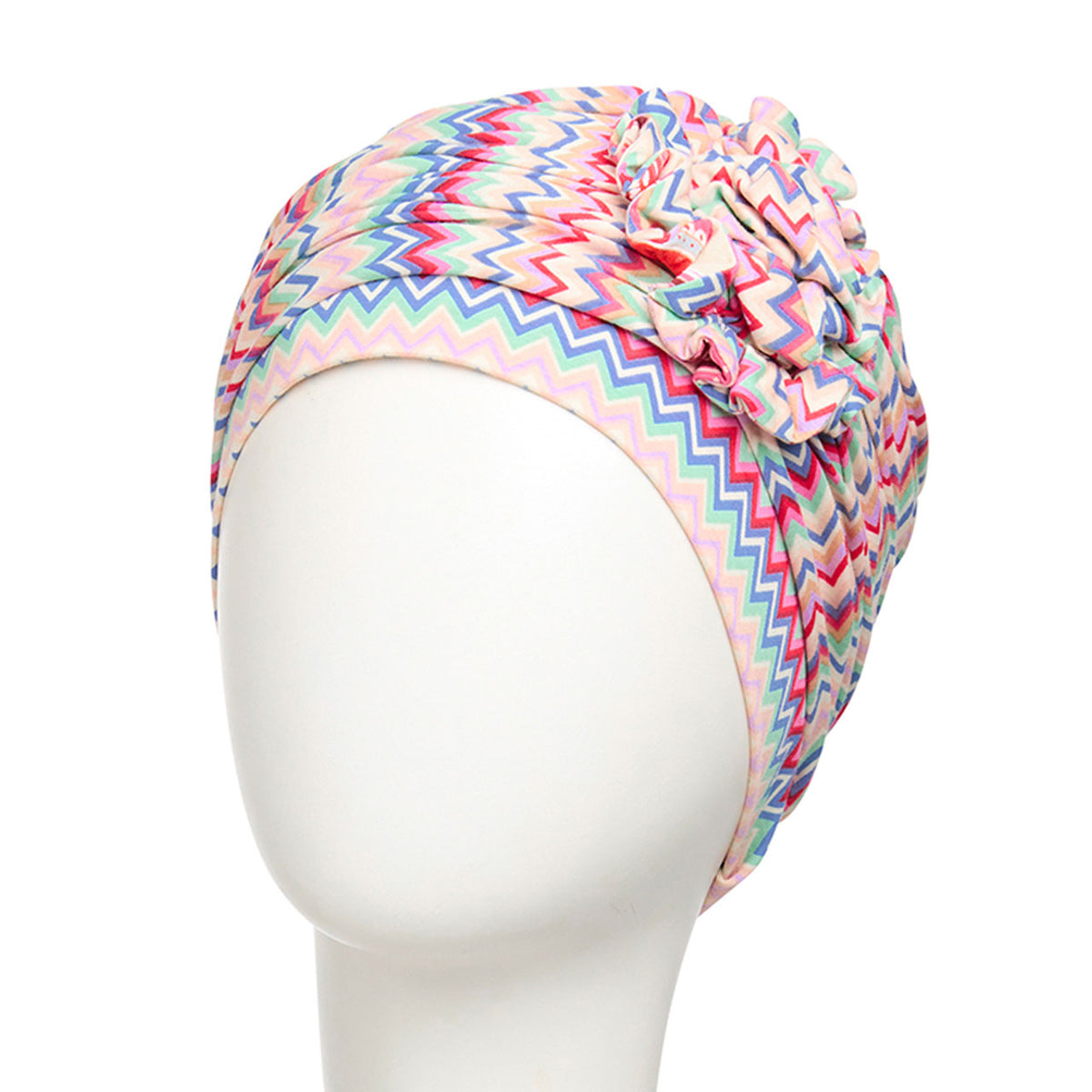 HocLotus Turban - Printed 4079 Zigzag Vibes