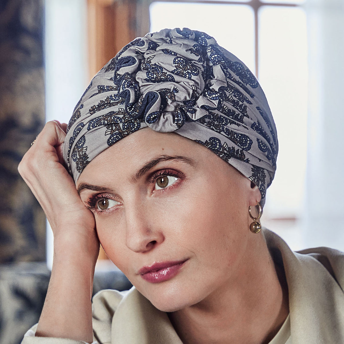 HocLotus Turban - Printed 4116 Paisley Elegance