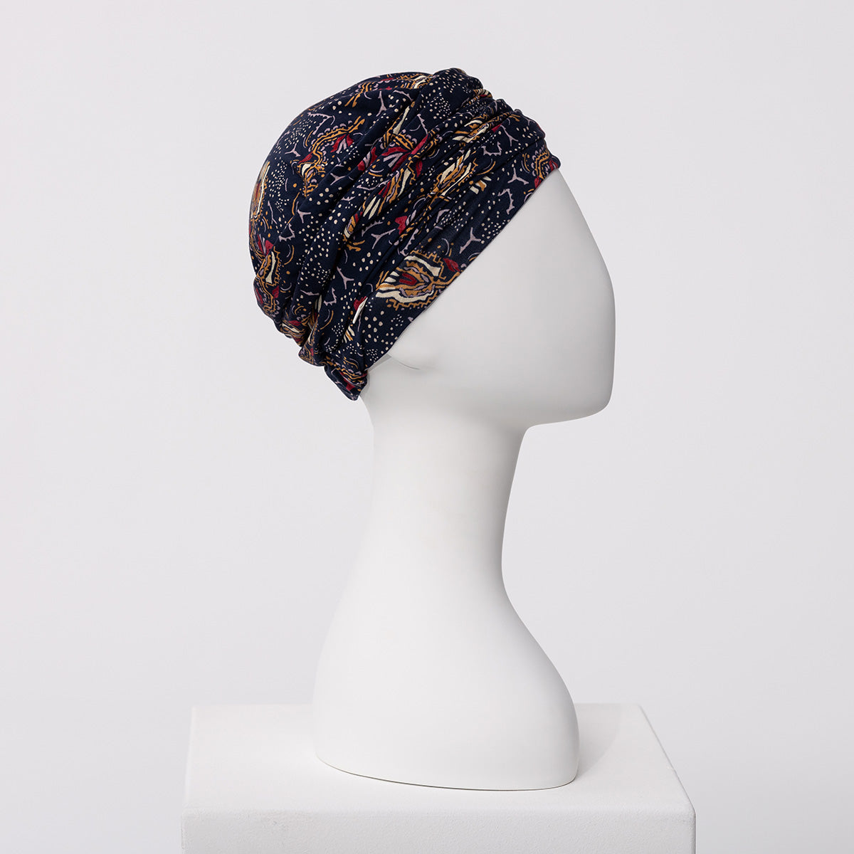 HocLotus Turban - Printed 4119 Amber Garden
