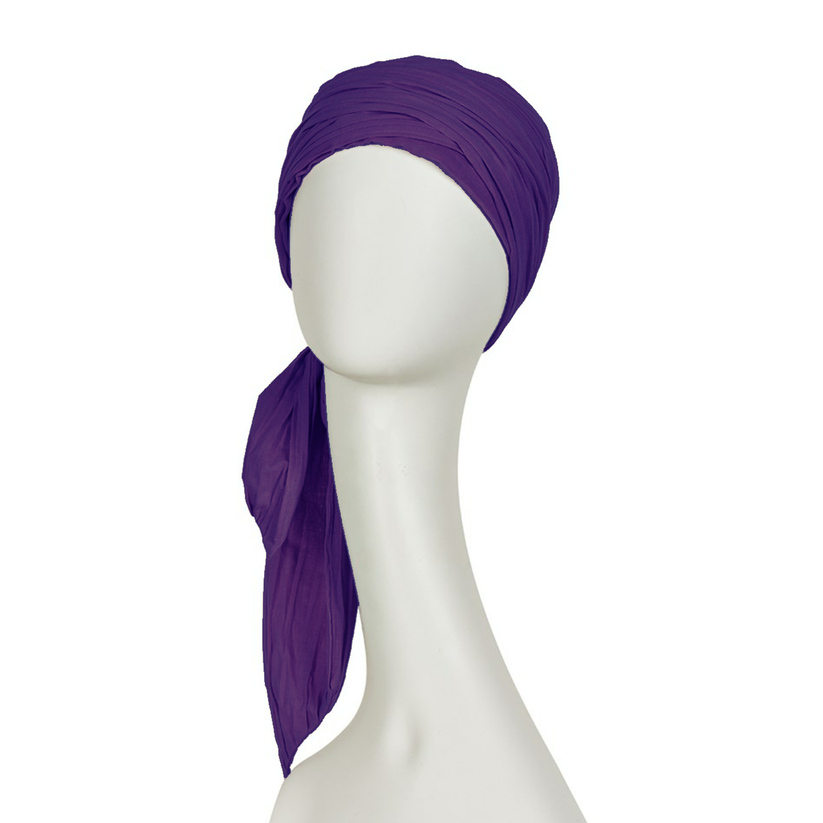 HocJoli Scarf - Long Crinkled 0300 Purple