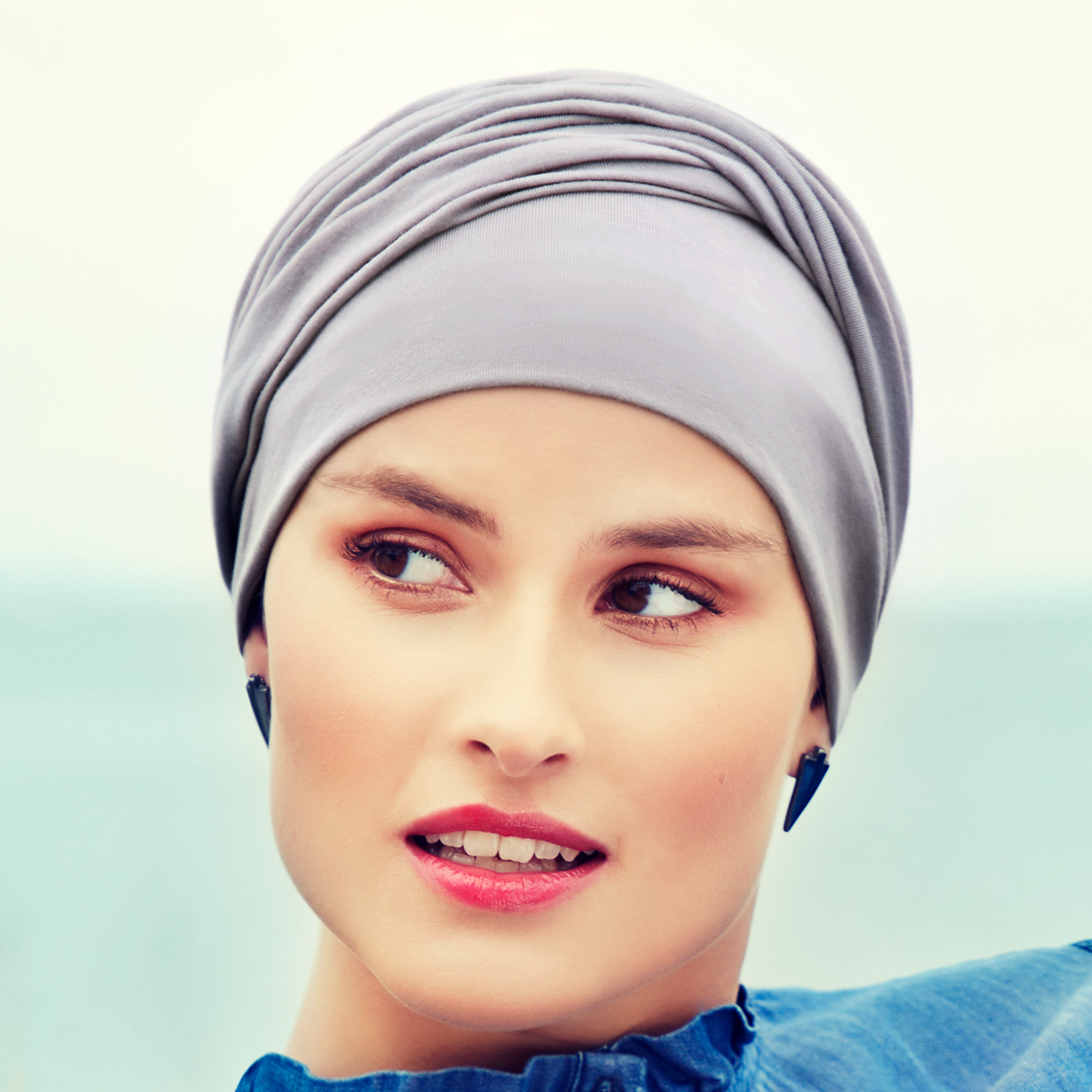 HocZoya Turban 0609 Lavender Grey