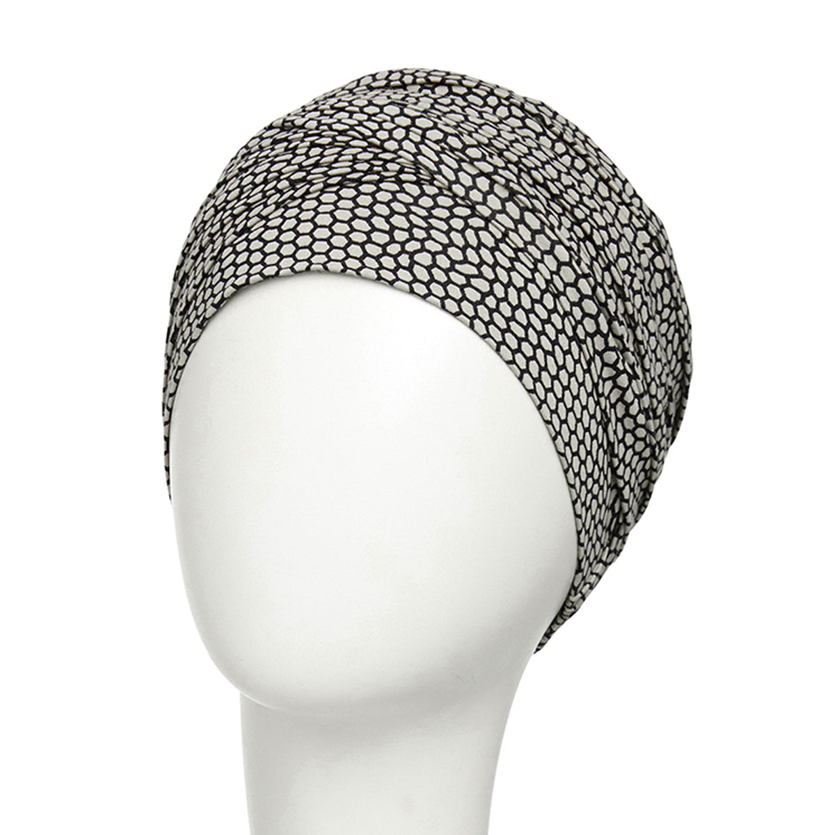 HocShanti Turban - Printed 4076 Beige Snake