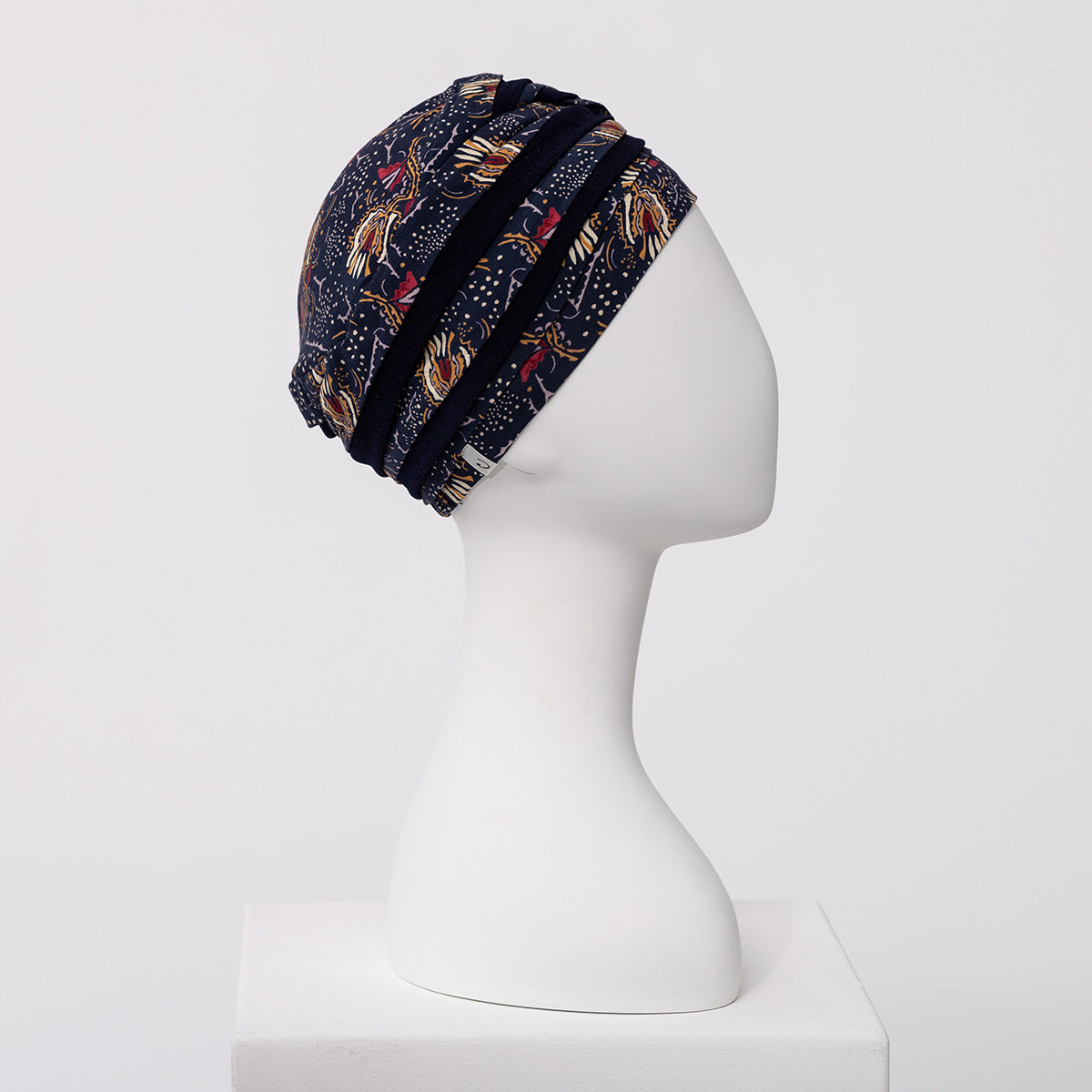 HocShanti Turban - Printed 4119 Amber Garden