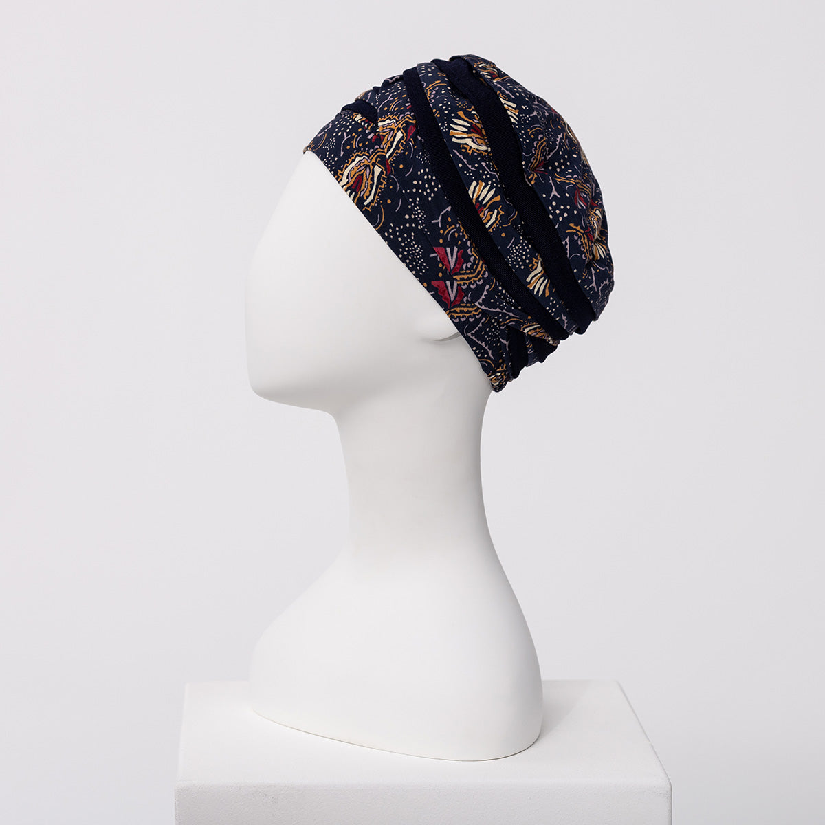 HocShanti Turban - Printed 4119 Amber Garden