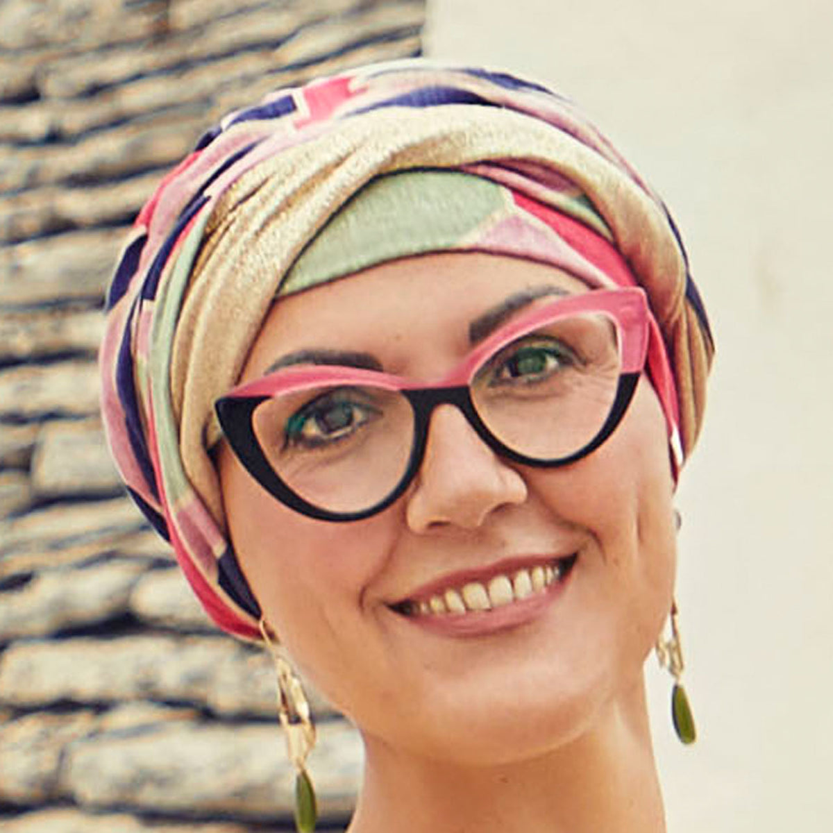 HocShakti Turban - Printed 0817 Golden Beginnings