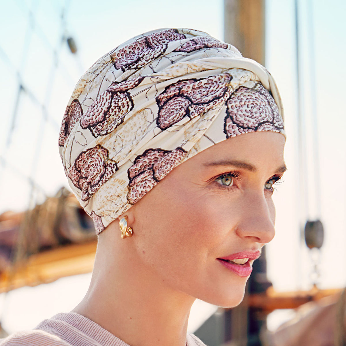 HocShakti Turban - Printed 0755 Blooming Pinks