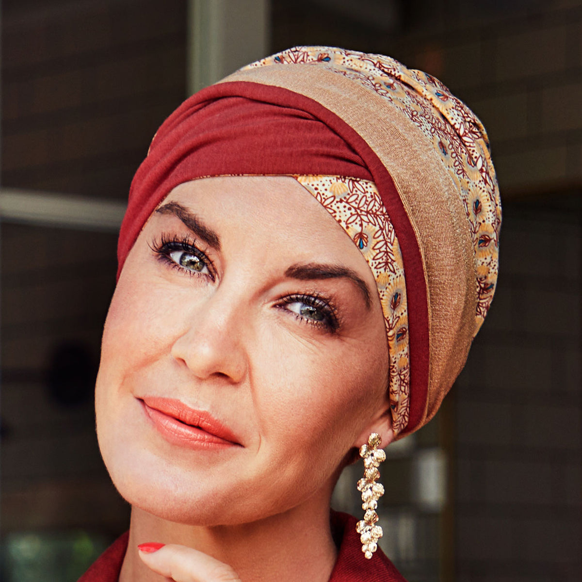 HocShakti Turban - Printed 0910 Golden Sunlit