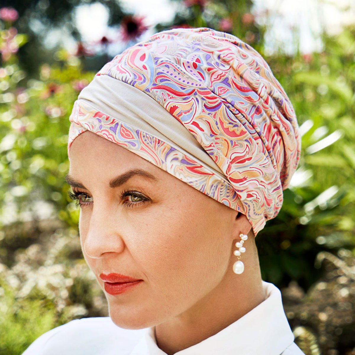 HocShakti Turban - Printed 0912 Energetic Flowers