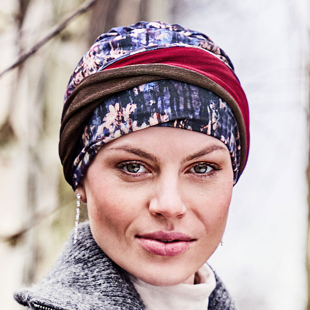 HocShakti Turban - Printed 4049 Tie Dye Dusk