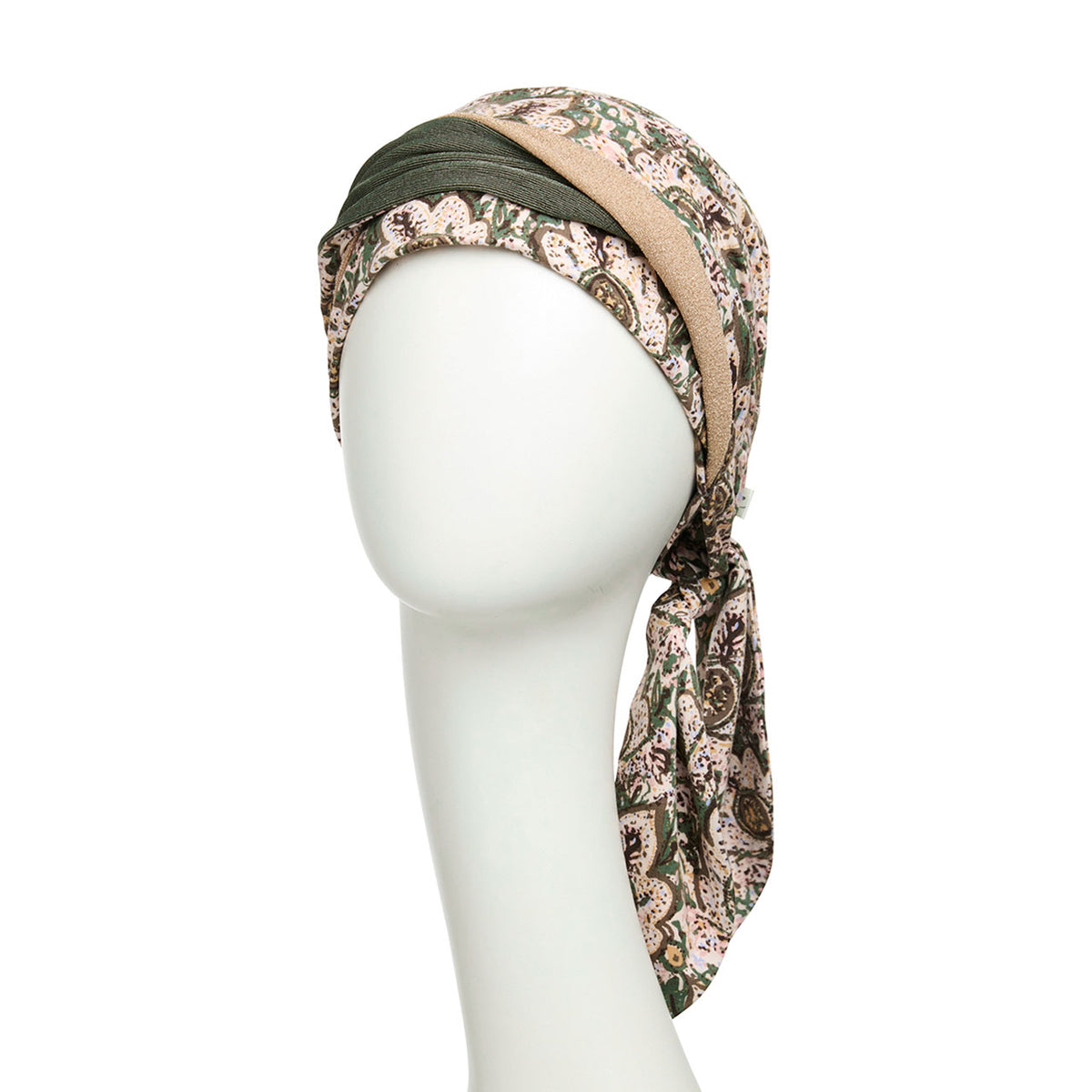 HocBeatrice Turban with Ribbons 4077 Moroccan Romance