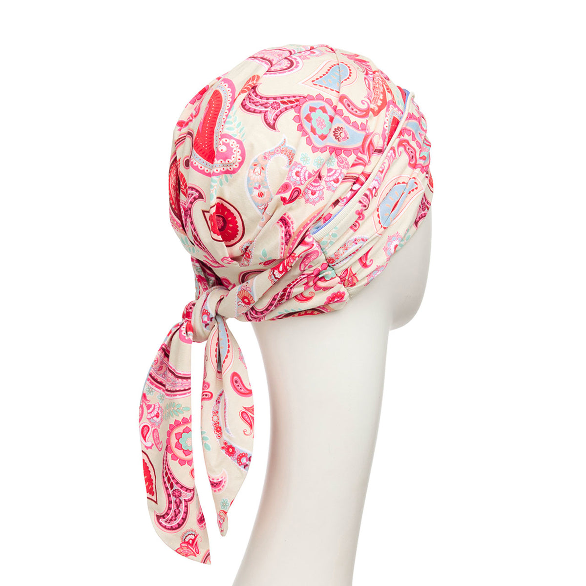 HocBeatrice Turban with Ribbons 4078 Paisley Sweets