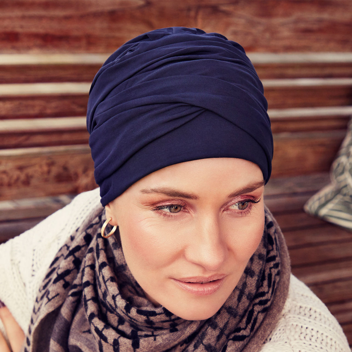 HocMila Turban - 0655 Black Iris