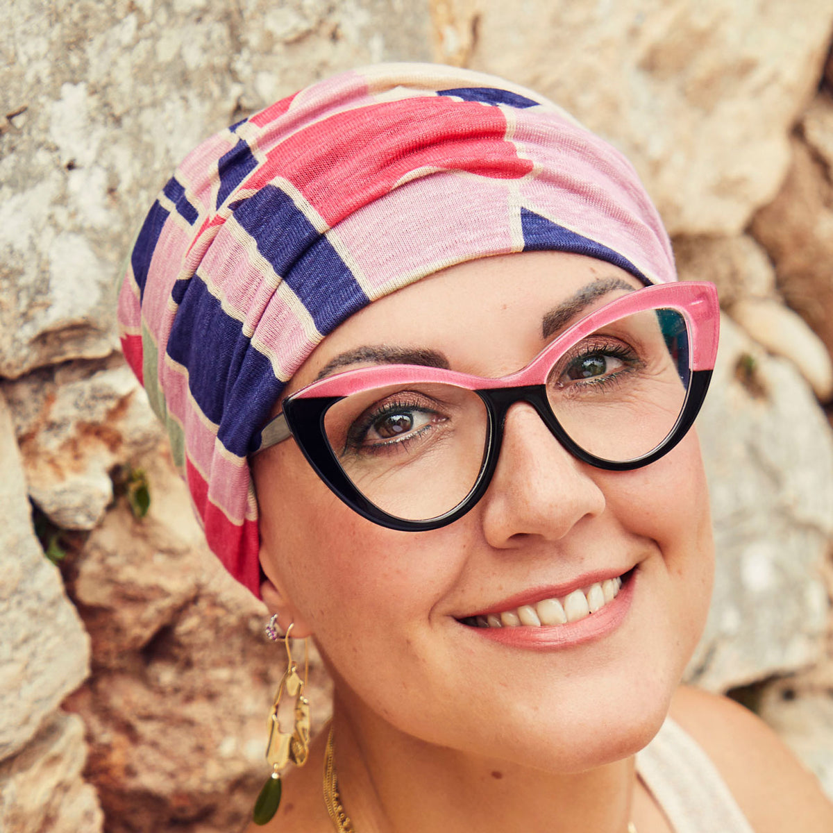 HocAmia Turban - Printed 0817 Golden Beginnings