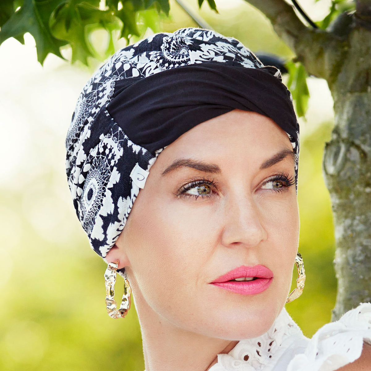 HocAmia Turban - Printed 0818 Round &#39;n&#39; Round