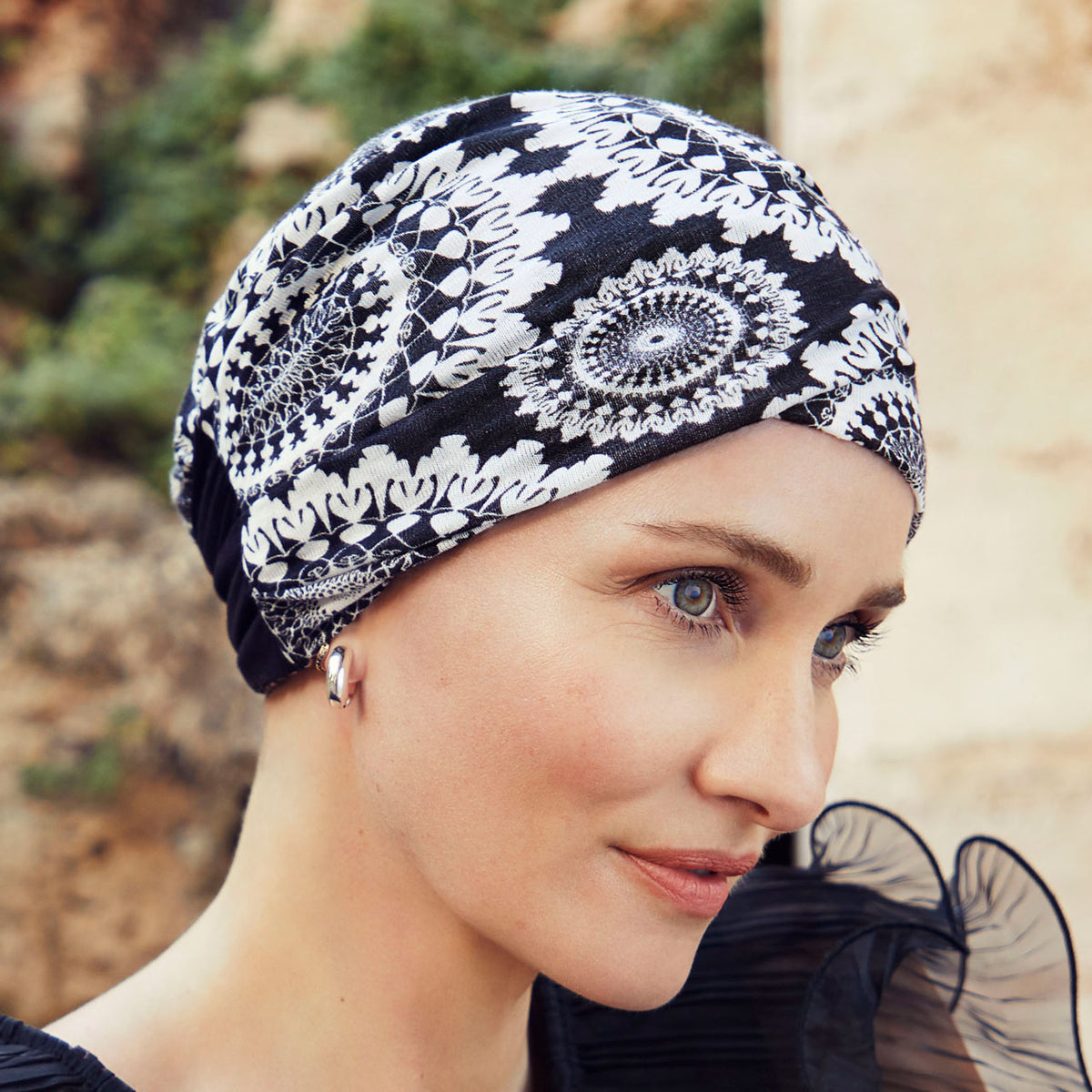 HocAmia Turban - Printed 0818 Round &#39;n&#39; Round