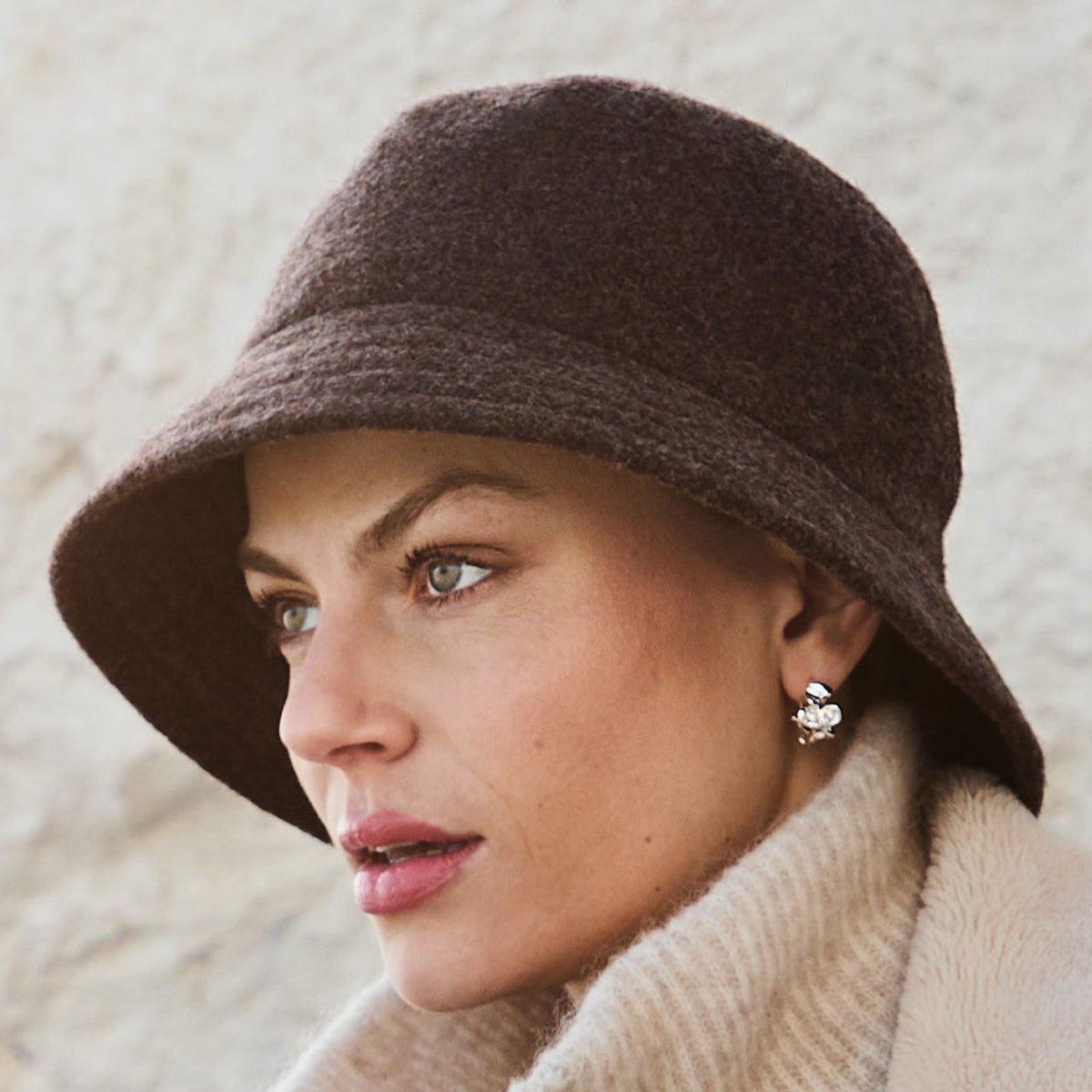 HocAurelia Hat 4082 Wooly Brown