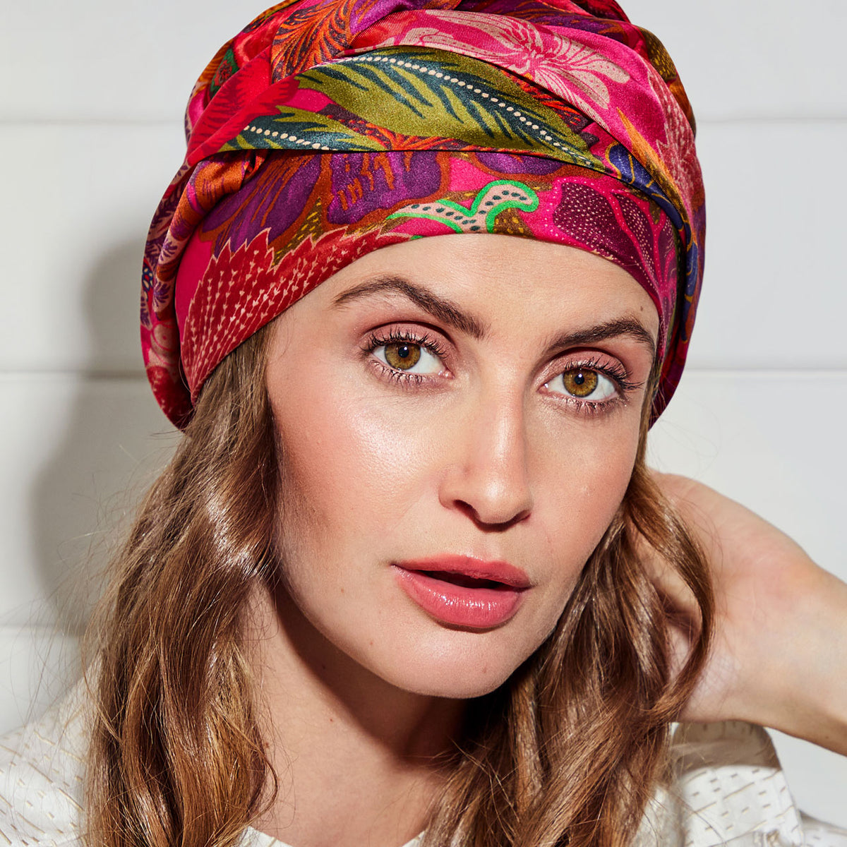 HocMilena Turban - 4041 Bouquet Pink