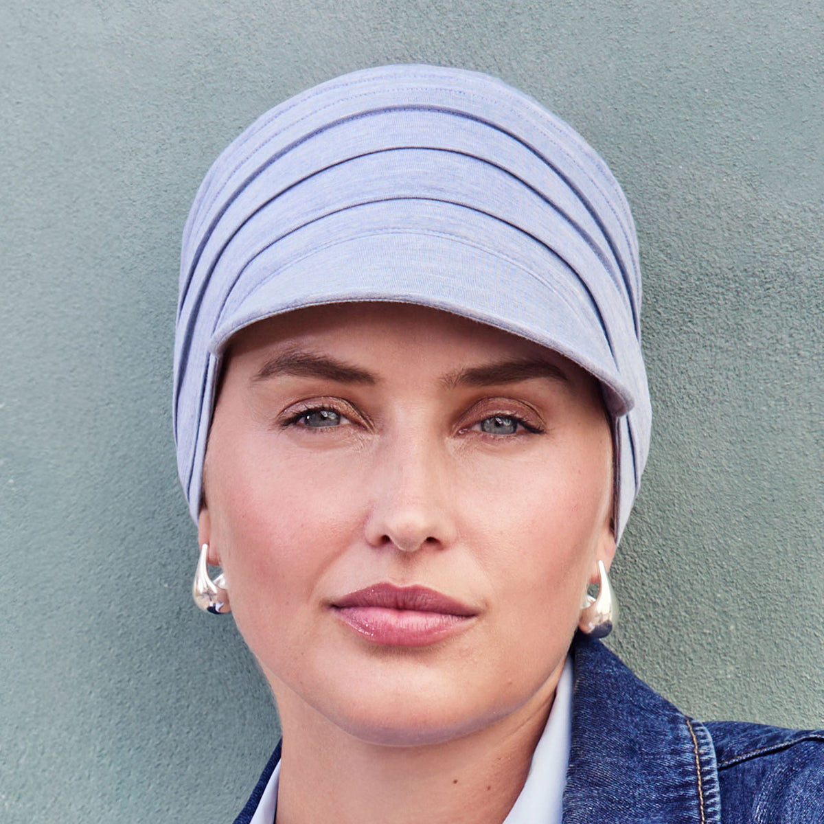 HocYoga Cap 0469 Light Blue Melange
