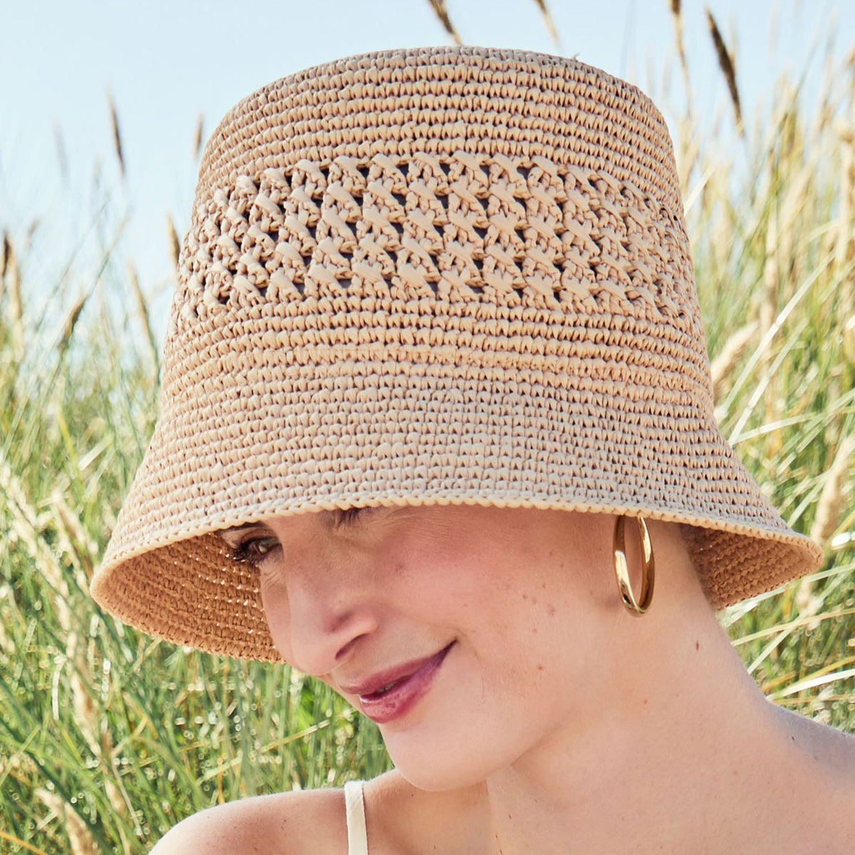 HocSunna Straw Hat 4050 Nature Beige