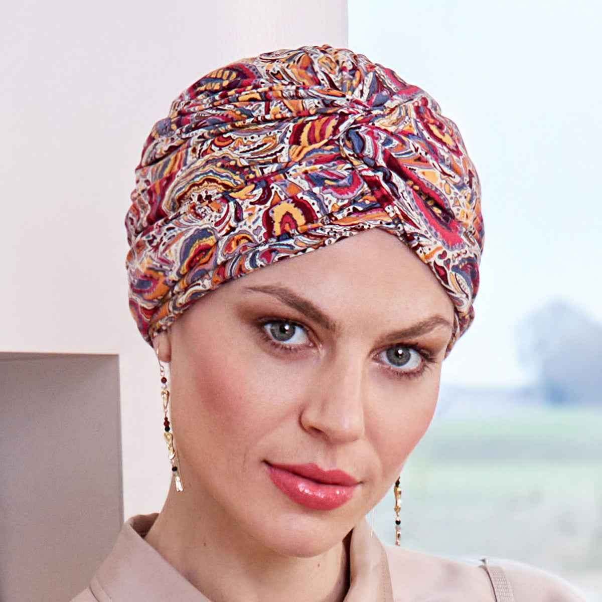 HocJoyoTurban (Printed) 4046 Moroccan Paisley
