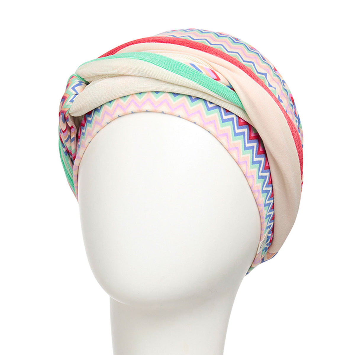 HocNoya Turban - Printed 4079 Zigzag Vibes