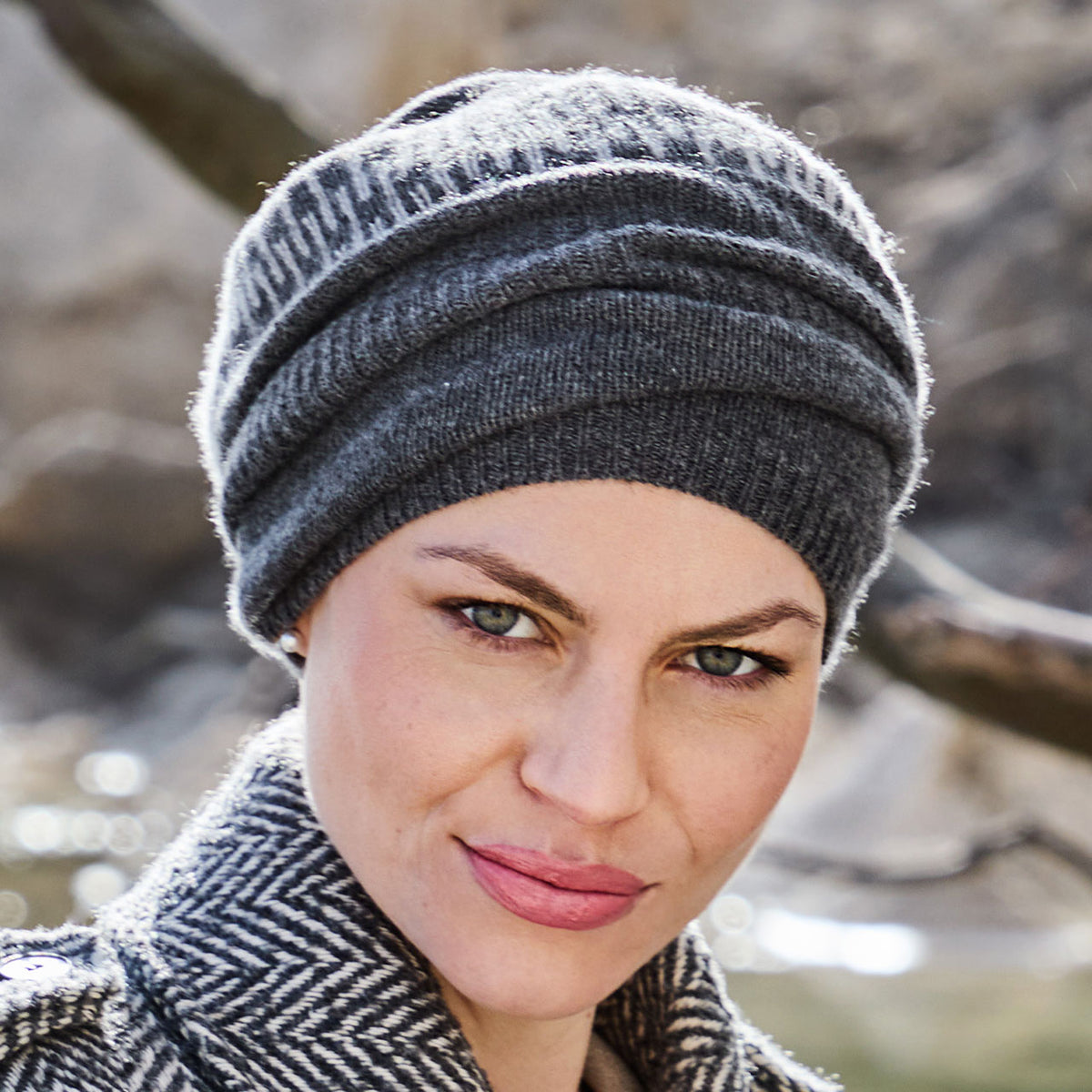 HocAira  knitted Hat 4084 Vapor Grey