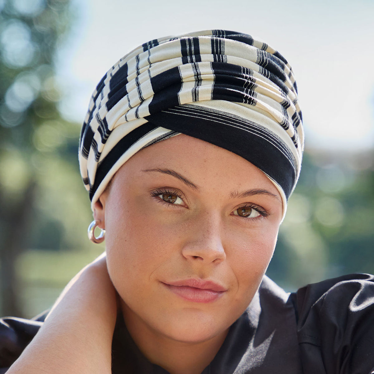HocElma - V Turban 4101 Smoky Stripes