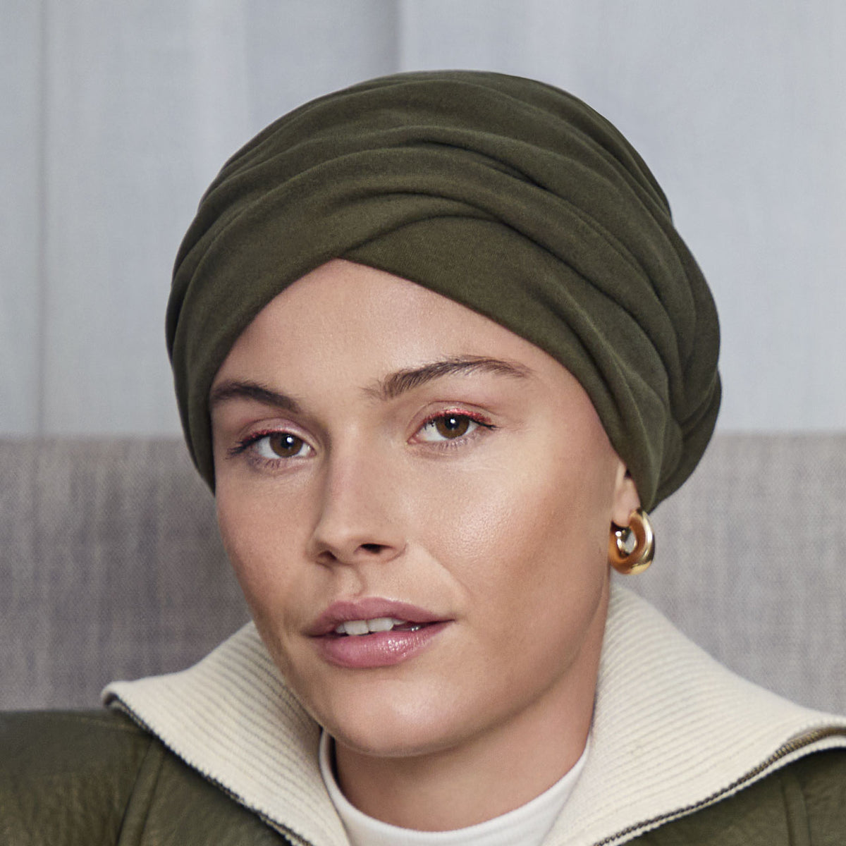 HocZoya - V Turban 4137 Kombu Green