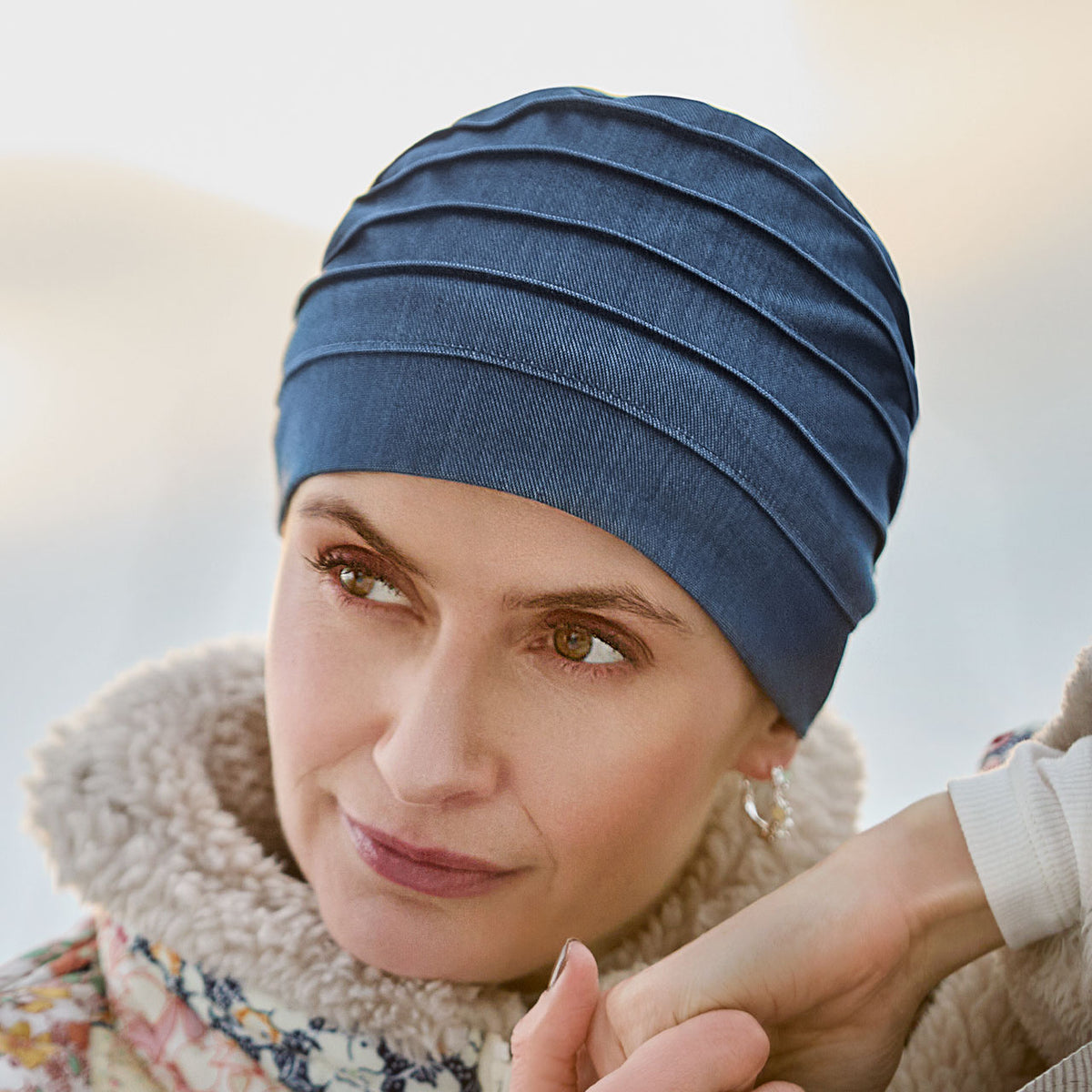 HocYoga Turban 4131 Dark Blue Denim 