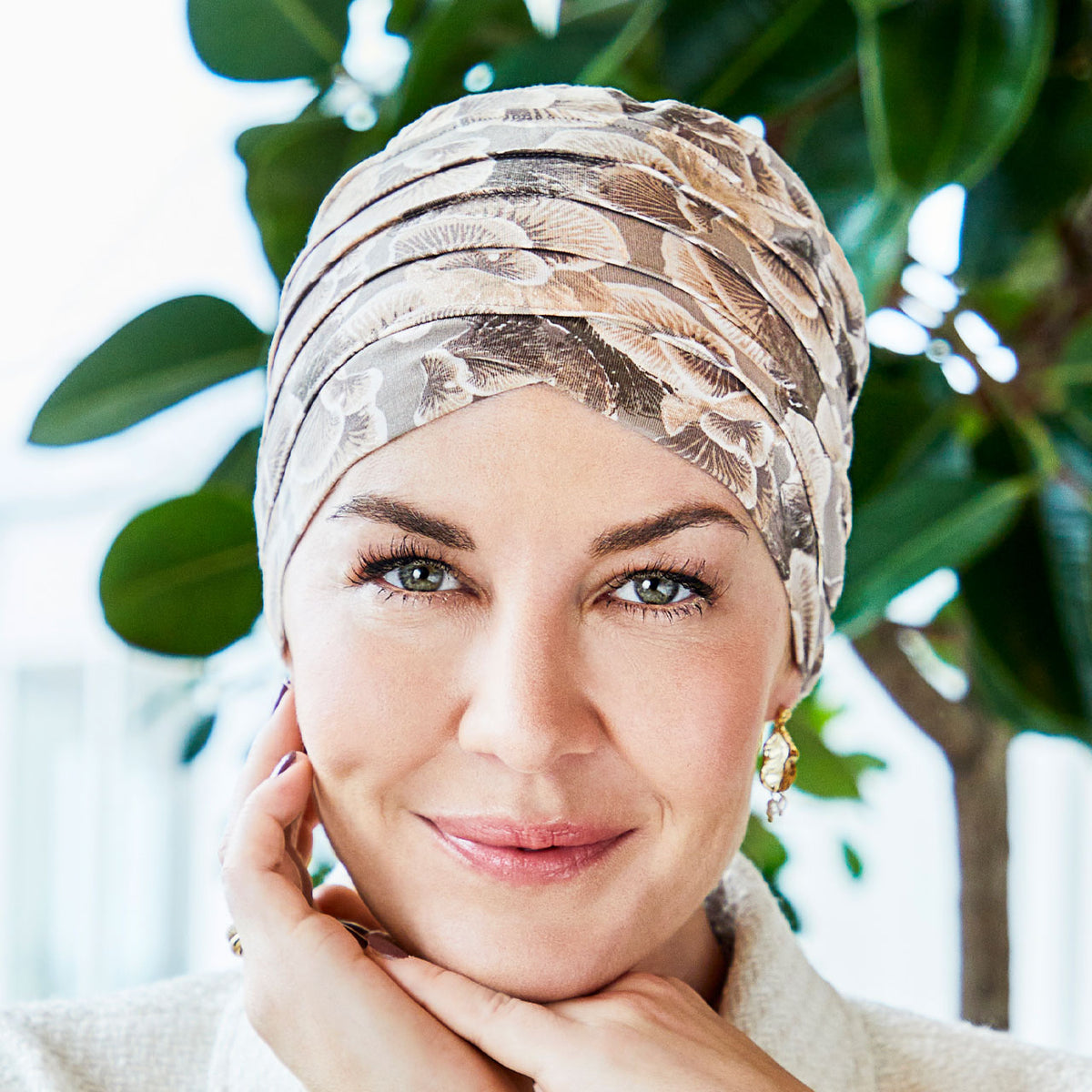 HocYoga Turban - Printed 4008 Organic Nature