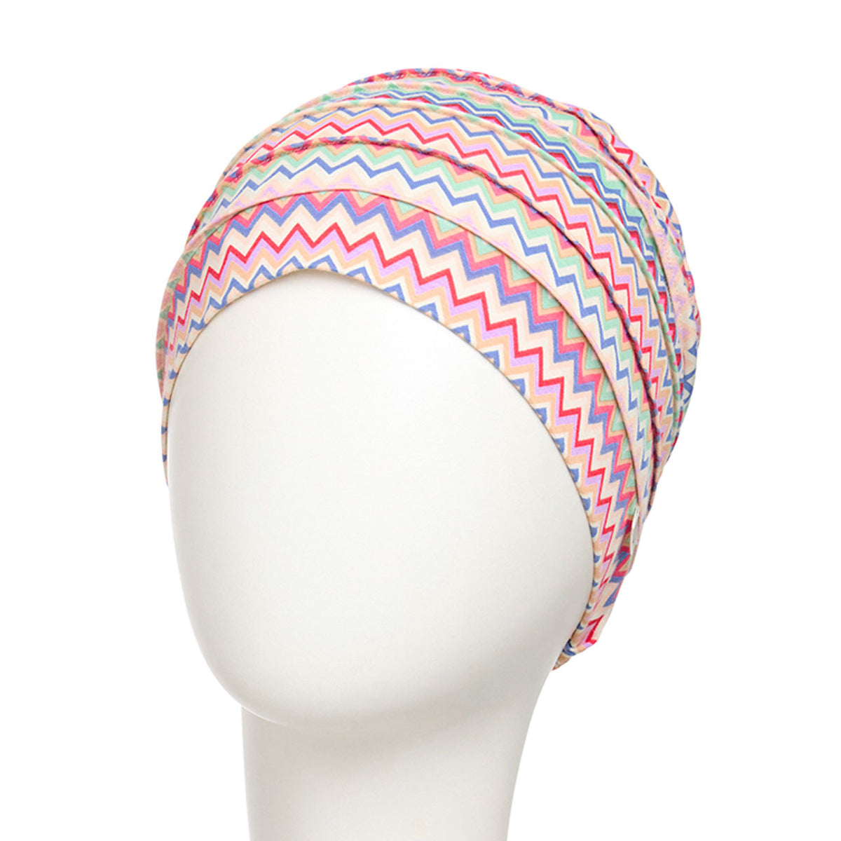 HocYoga Turban - Printed 4079 Zigzag Vibes
