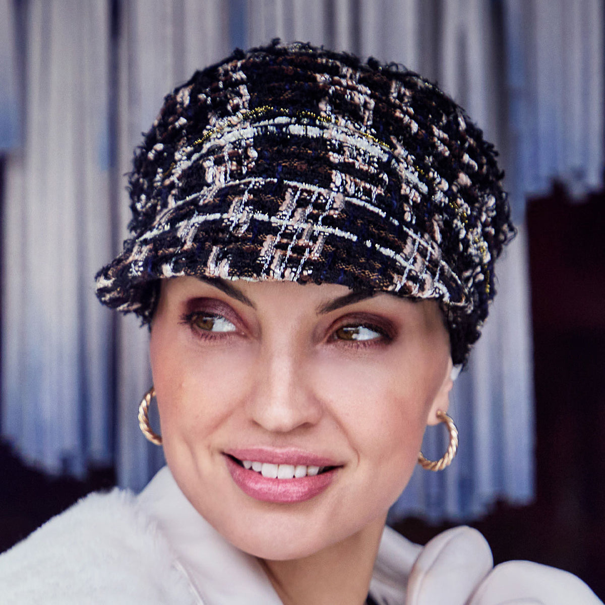HocPandora Cap 4058 MIdnight Bouclé