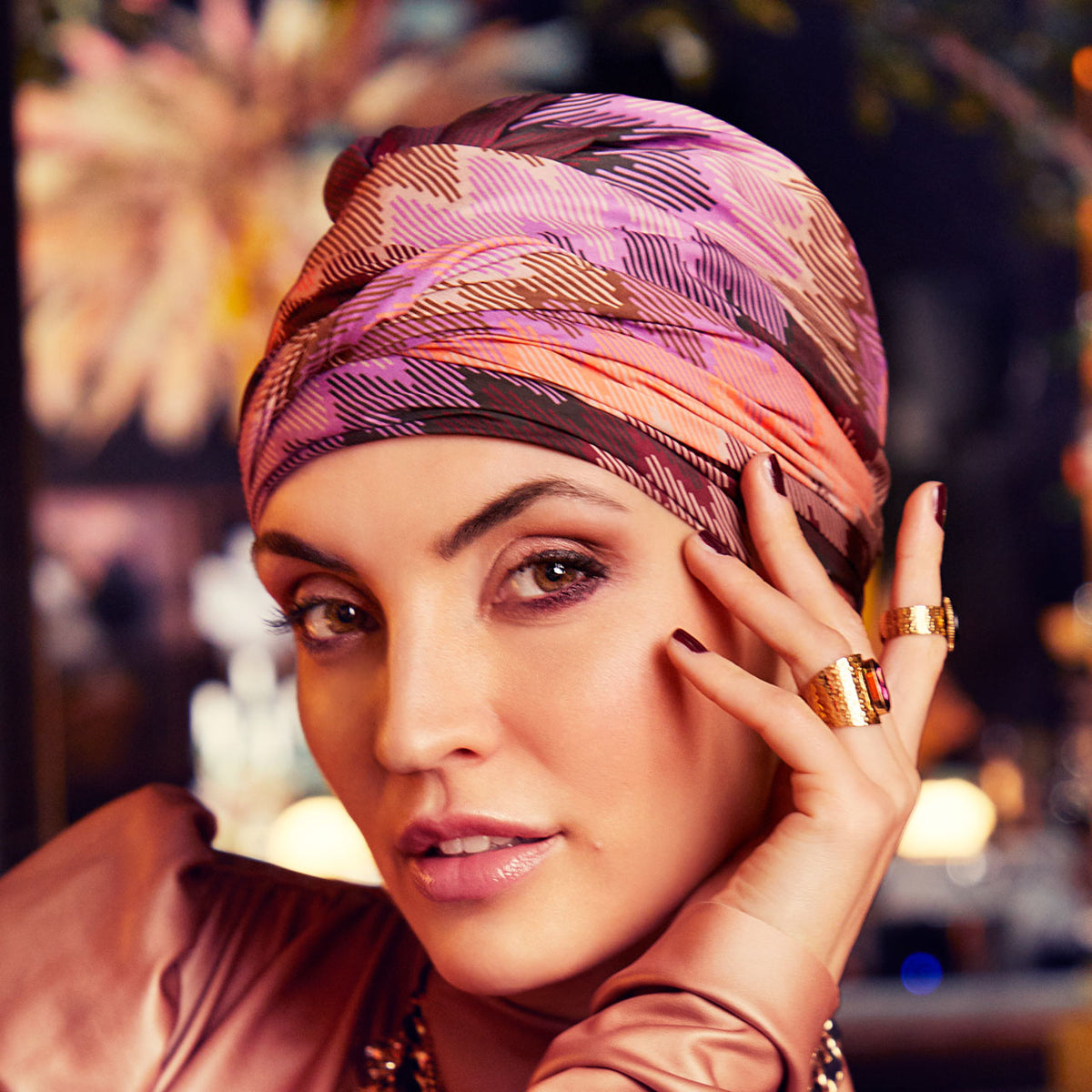 HocSapphire Turban - Printed 0801 Bohemian Vibes