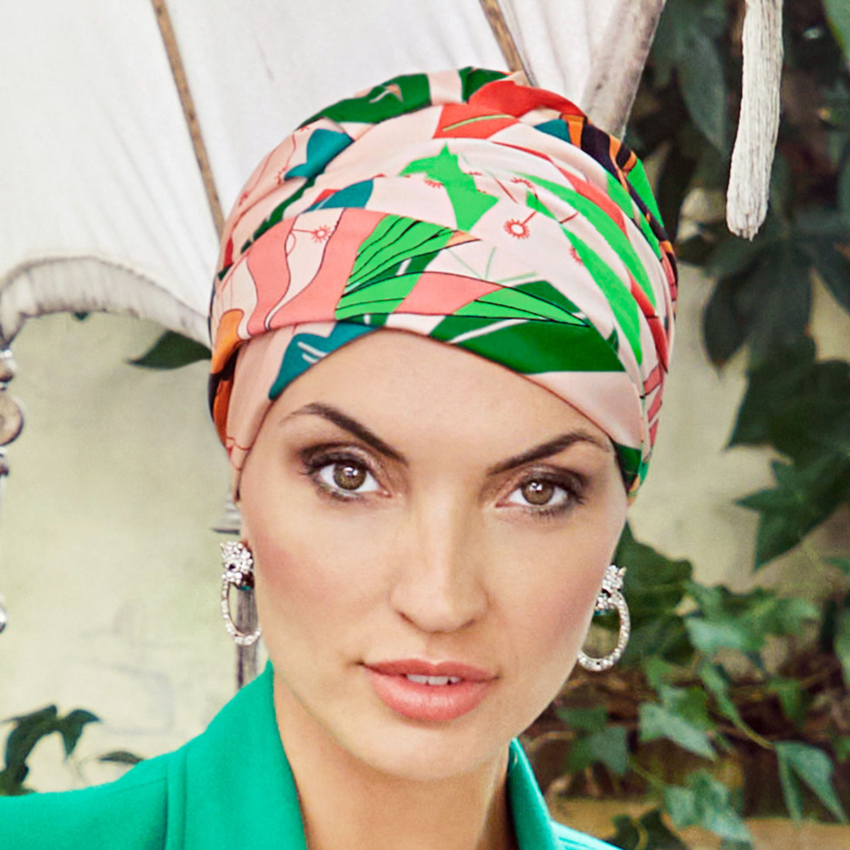 HocSapphire Turban - Printed 0922 Artistic Summer