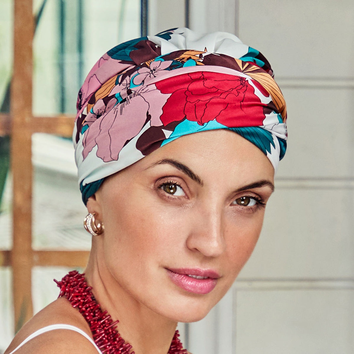 HocSapphire Turban - Printed 4106 Floral Fusion