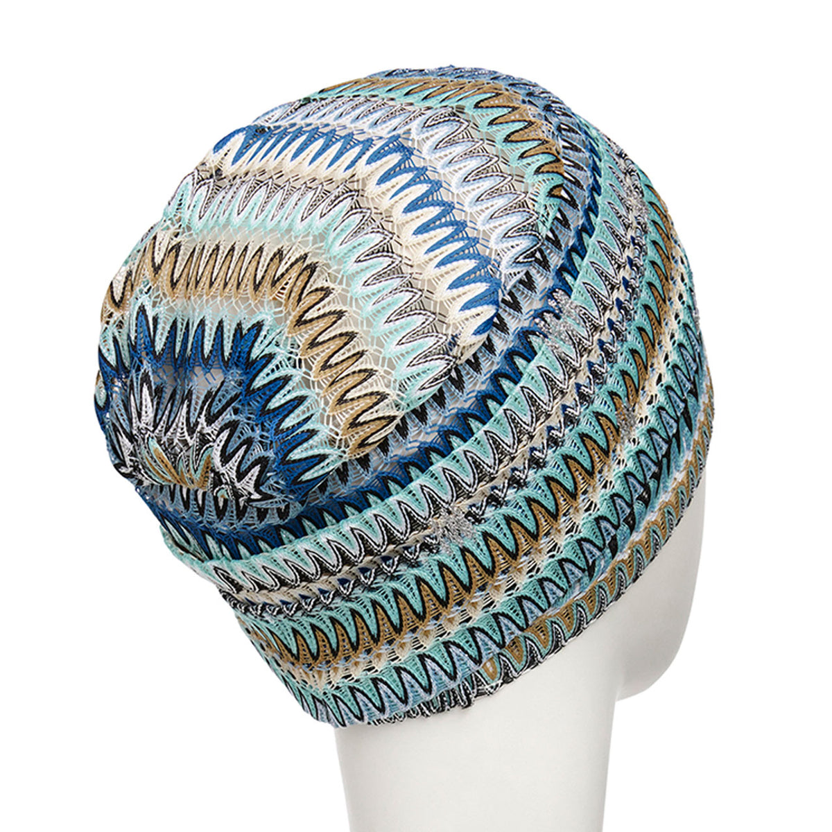HocRuby Skye - Boho Hat 0783 Zig-Zag Blues
