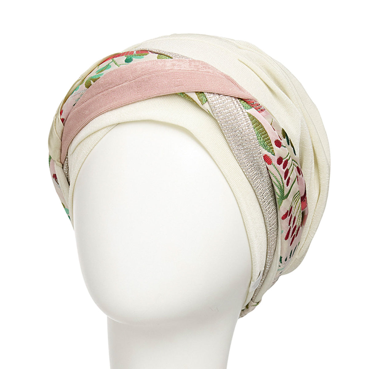 HocPerla - Boho Turban Set 4109 Pastel Brocade