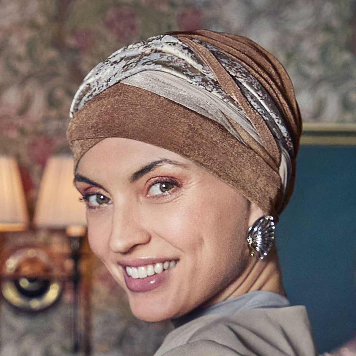 HocPerla - Boho Turban Set 4144 Brocade Romance