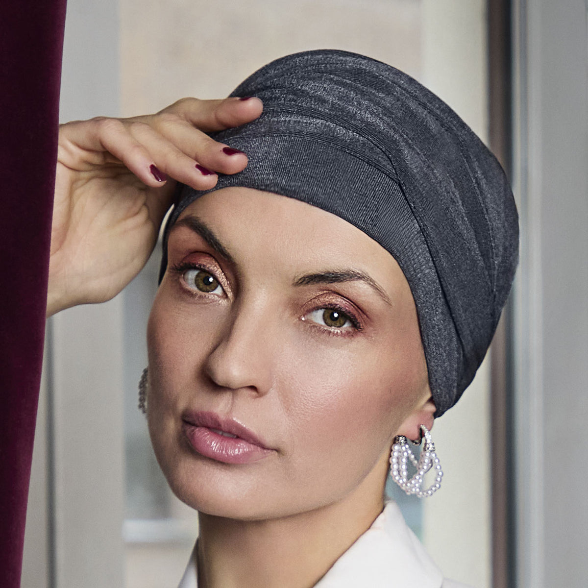 HocAria - Boho Turban 4154 Shadow Blue