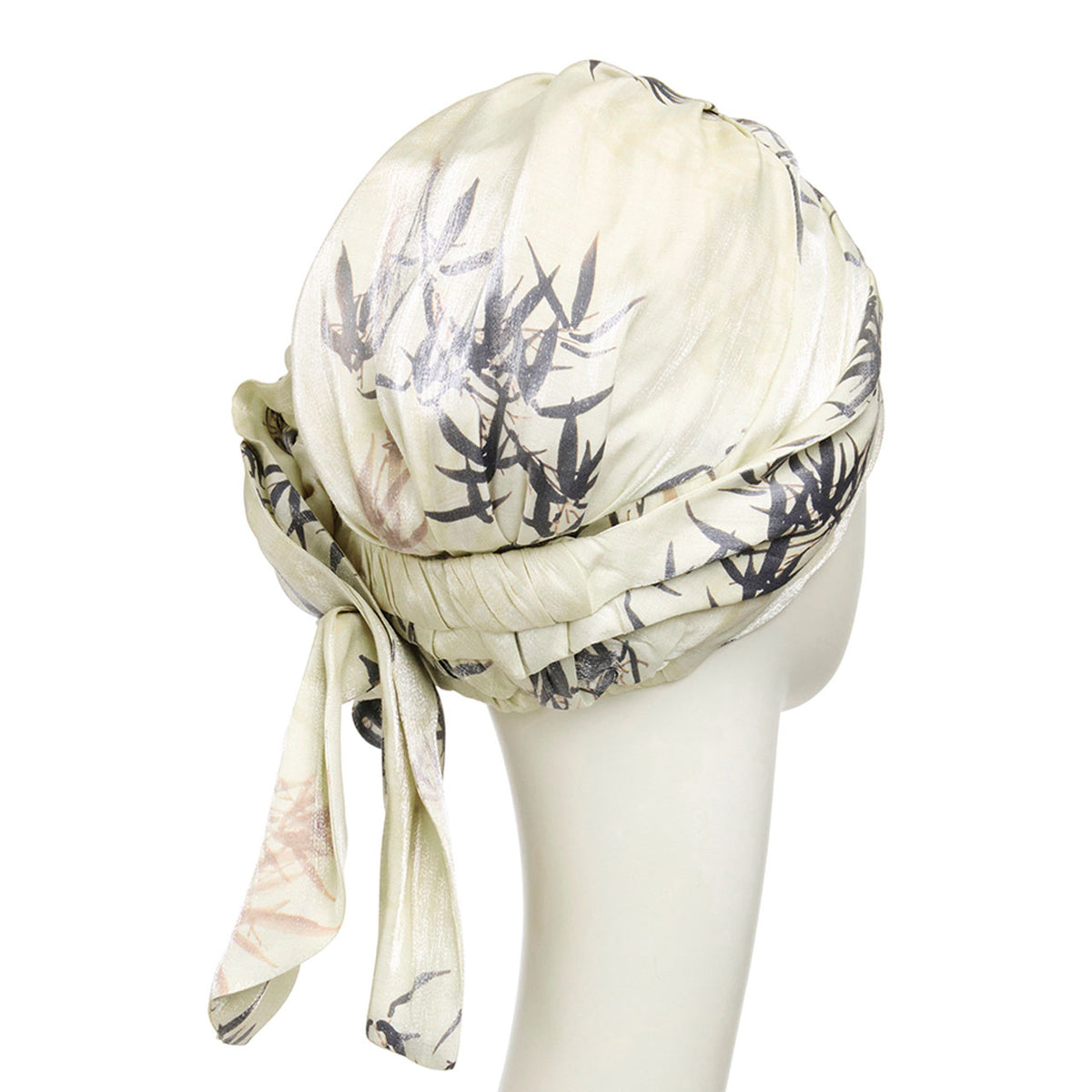 HocJuvela Turban Set - Printed 4110 Bamboo Pearl