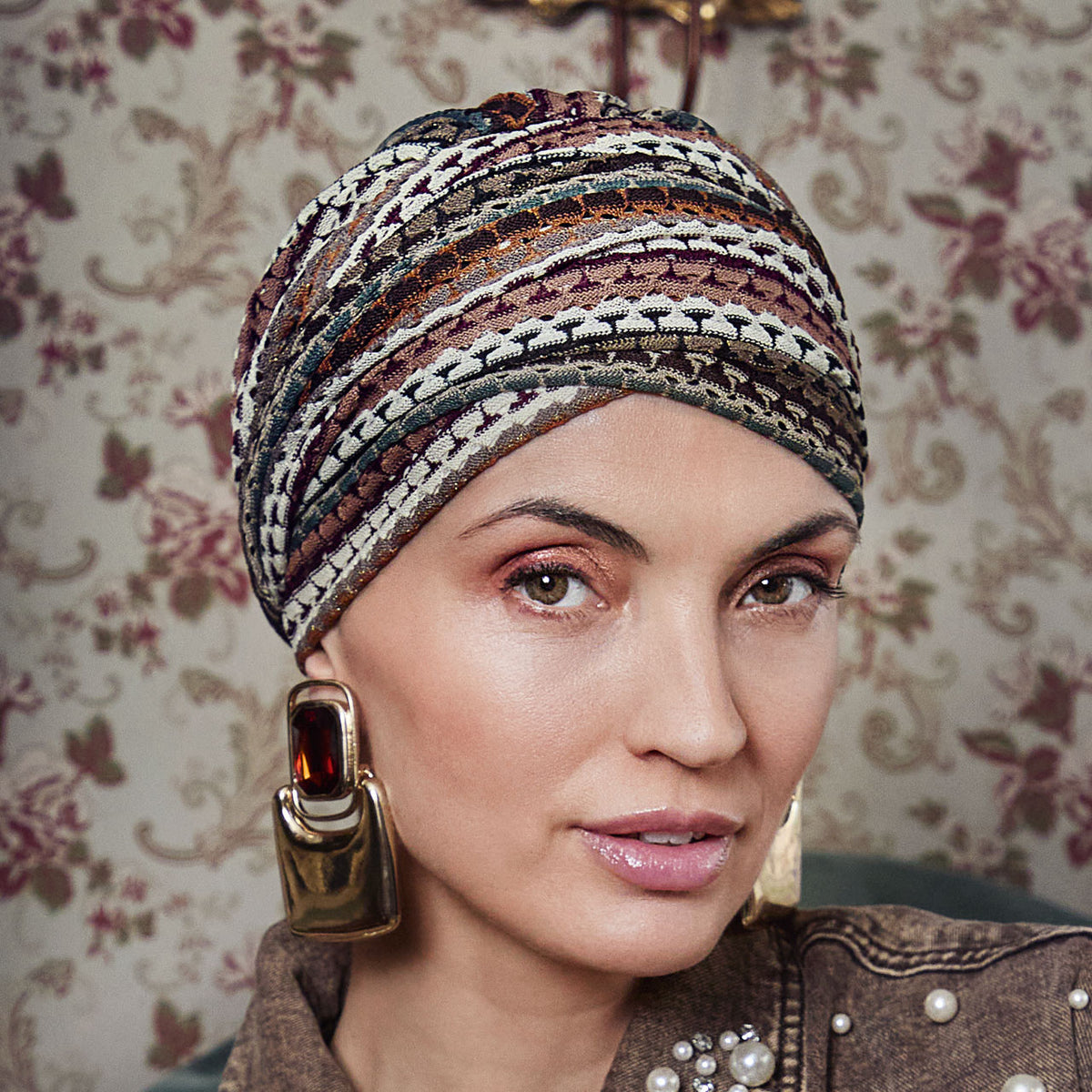 HocSapphire Turban 4140 Autumn Lace
